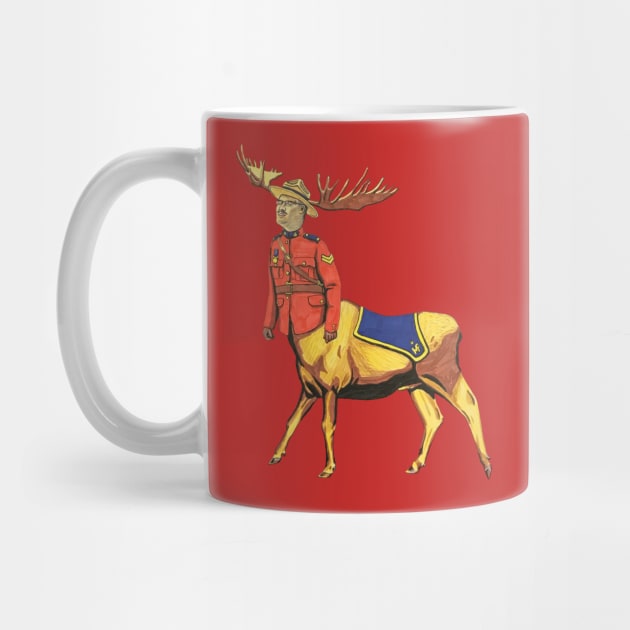 Mountie Moose Centaur by RaLiz